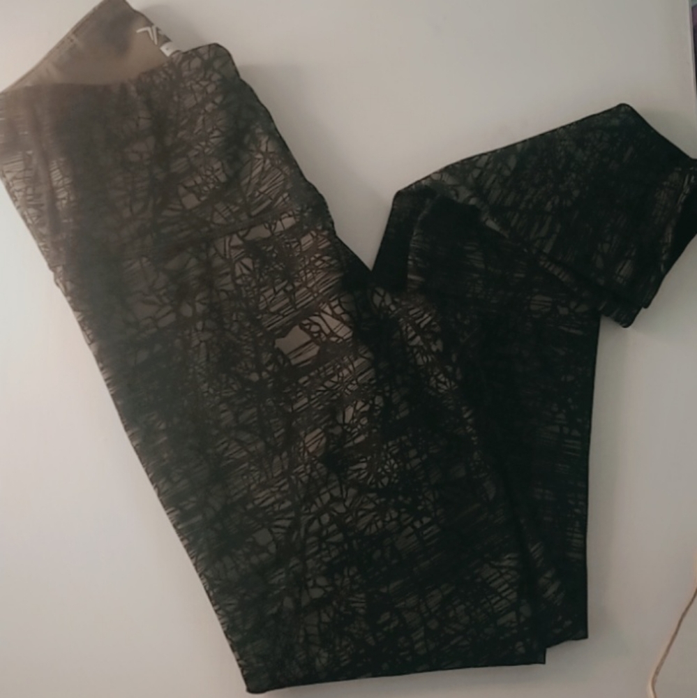 Army green pattern leggings